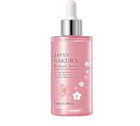 New Irven Sakura Radiant Serum 100ml, Hydrating Facial Serum with Cherry Blossom Extract, Lightweight Non-Greasy Formula for Smooth, Glowing, Supple Skin