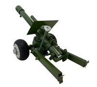 New Italian Artillery Handcraft Model, Stainless Steel Firecracker Launcher, Mini Cannon, Military Model Collection Ornaments (Azzurro)