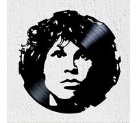 New James Douglas Morrison Face Vinyl Record Wall Decor Songwriter Poet Vocalist