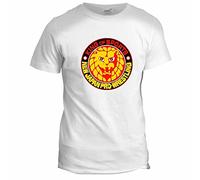 New Japan Pro Wrestling T-Shirt NJPW Wrestler Sports Japanese Martial Arts Tee White