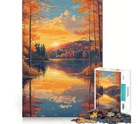 NEW JERSEY 1000 Piece Jigsaw Puzzle for Adults Smart Game Soothing Fun Pattern Assembly Stylish Gift (38x52cm)
