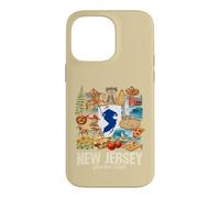 New Jersey Garden State Icons State Pride Design Case for iPhone 14 Pro Max