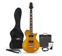 New Jersey Select Guitar by Gear4music + 15W Pack Glorious Gold