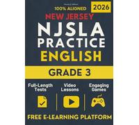 New Jersey Student Learning Assessments (NJSLA) - Grade 3 English Language Arts (ELA): Ace the NJSLA with Our All-in-One Workbook & E-Learning Platform: Videos, Games, and Tests