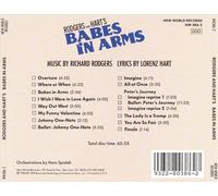 NEW JERSEY SYMPHONY ORCHESTRA/EVANS HAILE/JUDY BLAZER - BABES IN ARMS [1989 CAST
