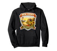 New Jersey The Garden State Souvenir Visitor Memorabilia Pullover Hoodie