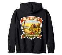 New Jersey The Garden State Souvenir Visitor Memorabilia Zip Hoodie
