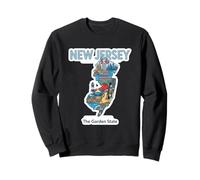 New Jersey The Garden State Vintage Travel Landmarks Sweatshirt