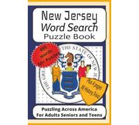 New Jersey Word Search Puzzle Book: Word Find Puzzles with Easy to Read Print about New Jersey, Revolutionary War History, Sports, Culture|6x9 inches, ... New Jersey, History Trivia and Fun Facts