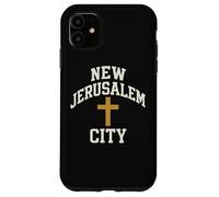 New Jerusalem City Cross Christian Faith Jesus Bible Verse Case for iPhone 11
