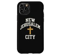 New Jerusalem City Cross Christian Faith Jesus Bible Verse Case for iPhone 11 Pro