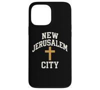 New Jerusalem City Cross Christian Faith Jesus Bible Verse Case for iPhone 13 Pro Max