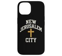 New Jerusalem City Cross Christian Faith Jesus Bible Verse Case for iPhone 14