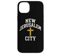 New Jerusalem City Cross Christian Faith Jesus Bible Verse Case for iPhone 14 Plus