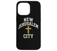 New Jerusalem City Cross Christian Faith Jesus Bible Verse Case for iPhone 14 Pro Max