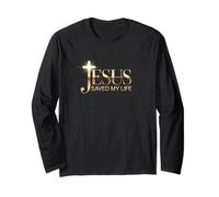 New Jesus Saved My Life Christian Design Long Sleeve T-Shirt