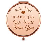 New Job Leaving Presents for Colleagues Compact Mirror Retirement Gifts for Women Goodbye Farewell Gift for Coworkers Boss Work Bestie Travel Makeup Mirrors Leaving Gifts for Colleagues Birthday Gift
