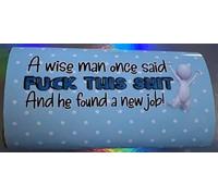 New Job Novelty themed funny Novelty Chocolate Bar gift. For Birthdays, Christmas, Valentines, Easter, Mothers Day & Fathers Day (One Size, White Chocolate)