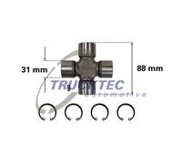 New Joint, propshaft for MERCEDES-BENZ:B901,B902,B906,B903,B904 U325 31x88mm