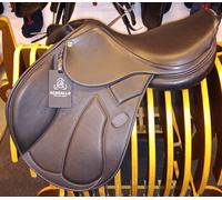 % New jumping saddle Acavallo model Modigliani black 17.5" NP:1999£ %