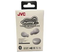 New: JVC Gummy Mini True Wireless Headphones - White (IPX4, 23 Hours Play Back)