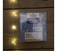 New Kaemingk Micro 100 LED String Lights 5m Battery Warm White