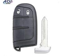 New Keyless Smart Remote Key Case Replacement Accessory For Chrysler Dodge Journey Models Years 2011-2015 2 Buttons + Blade Key Shell Fob