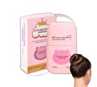 New Kids Hair Gel,Hair Wax Stick with Built-in Comb,Large Capacity Smoothing Finishing Stick,Long Lasting Frizz Control, Natural Ingredients Gentle Formula for All Hair Types (Kids & Adults)