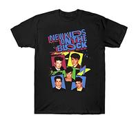 New Kids On The Block Shirt,Vintage T-Shirt,Short Sleeve Tee,Tank Tops,Black Shirts for Men Women, Black, XL