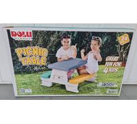 NEW Kids Picnic Table / Bench - 4 Seater - Garden, Outdoor, Indoor Seating DOLU