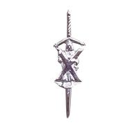 New Kilt Pin Traditional St Andrew Celtic Design Chrome Plated Finish