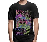 New King Gizzard and The Lizard Wizard Shirt Cotton Black Tee S-5XL
