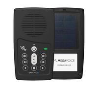 New King James Version (NKJV) Narrated by Bob Sauer MegaVoice Handheld Solar Powered Audio Bible Player (NKJV-Solar-USBC)