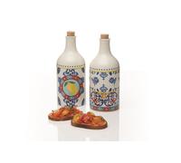 New KitchenCraft World of Flavours Ceramic Bottle Set- Multicoloured- 500ml