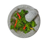 New KitchenCraft World of Flavours Granite Mortar and Pestle Stone 4.78kg