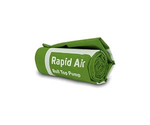NEW Klymit Rapid Roll-Top Air Pump for Flat Valve Sleeping Pads, Green
