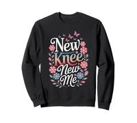 New Knee New Me Floral Recovery Design Sweatshirt