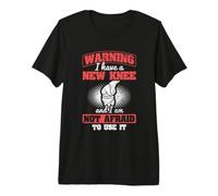 New Knee Replacement Knee Operation Artificial Knee Joint Premium T-Shirt