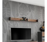 NEW komodee Living Room Hanging Shelf Orvieto, Oak Anthracite