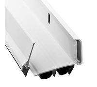 New: KS Hardware,Patent Pending, Adjustable Double Bubble Door Sweep, Draft Stopper, Under Door Seal for Exterior Doors, 1 3/4" x 36", White (36 inch)