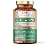 New: L-Theanine - Natural Green Tea Extract (Decaf) - 120 Capsules - 300mg L-Theanine per Serving - Sleep & Relaxation Support - Mental Clarity - Non-Synthetic Theanine - UK Made - Zero Additives