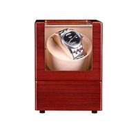 New Lacquered Wooden Single Watch Winder Silent Running Rotating Motor Battery-Powered Or AC Adapter Automatic Mechanical Watch Box