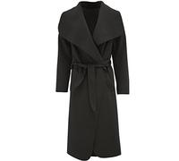 NEW LADIES KIM KARDASHIAN INSPIRED OVERSIZED WATERFALL BELTED COAT JACKET