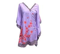 New Ladies Oversized Maxi Kimono Kaftan Tunic Kaftan Dress Free Size Multi