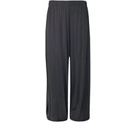 New Ladies Plus Size Women's Plain Palazzo Wide Leg Flared Ladies Trousers Pants. UK 8-26
