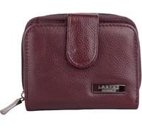 New Ladies Practical Genuine Leather Bi-Fold Money/Coin Holder/Pouch/Purse Money Organizer (Plum)