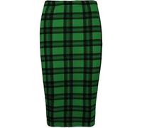 New Ladies Women's Leopard Skull Zebra Tartan Dogtooth Bang Stripe Multi Printed Pattern Bodycon Fitted Straight Stretch Elasticated Waistand Midi Pencil Tube Skirt UK Plus Sizes 8-26