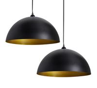 New Large Hanging Black/White Ceiling Lamp Chandelier Pendant Light Fitting 2 vi