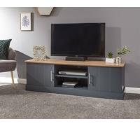 New Large Kendal Slate Blue TV Unit Assembly Option LOCAL DELIVERY ONLY