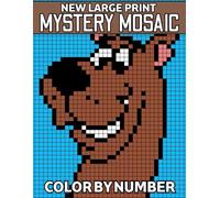 New Large Print Mystery Mosaic Color by Number: Mystery Mosaics Animals Pixel Art Color By Number Coloring Book (2025 New Mystery Mosaics Animal Color By Number Book)